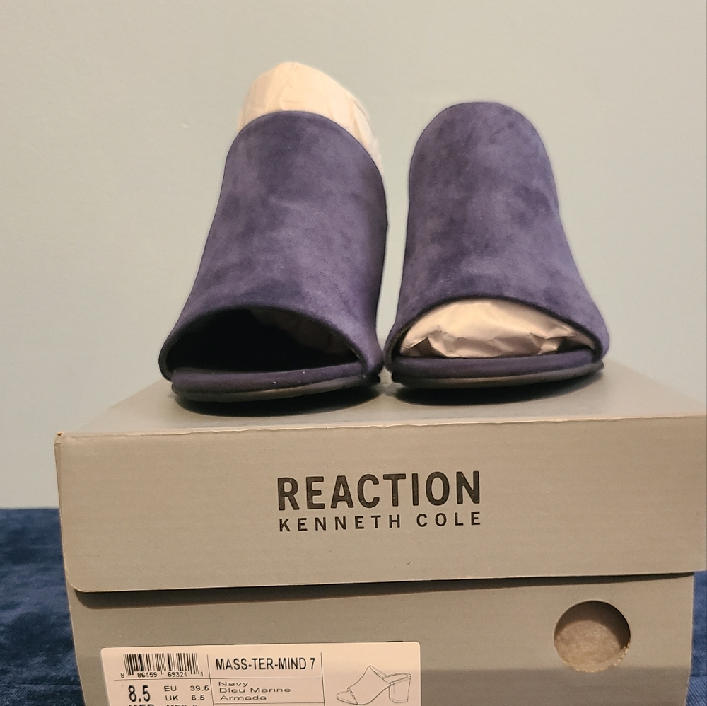 Kenneth Cole, 8.5M, Navy Bleu